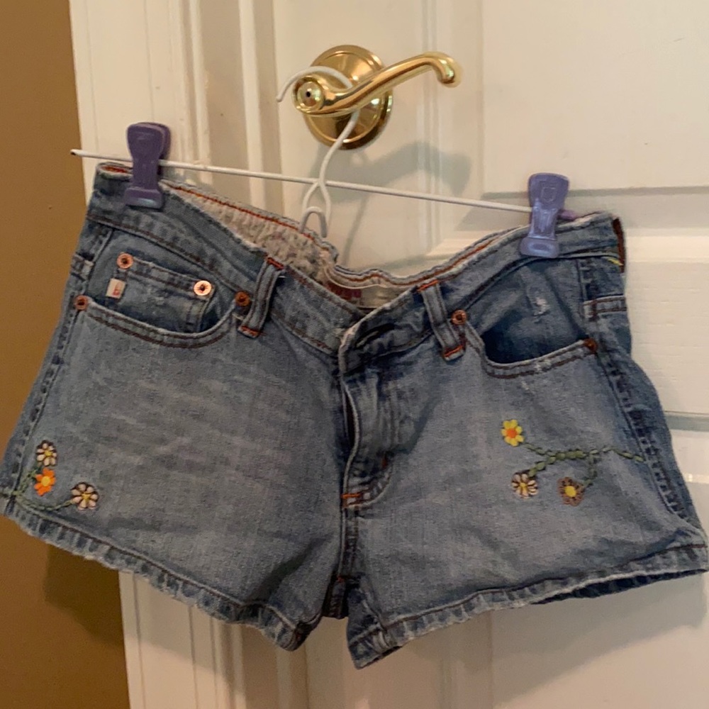 BONGO vintage low rise jean shorts